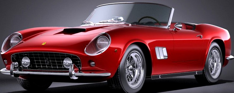 Ferrari 250gt California Spyder 1958 VRAY3d model