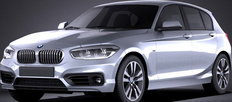 BMW 1-Series 5door 2016 VRAY3d model