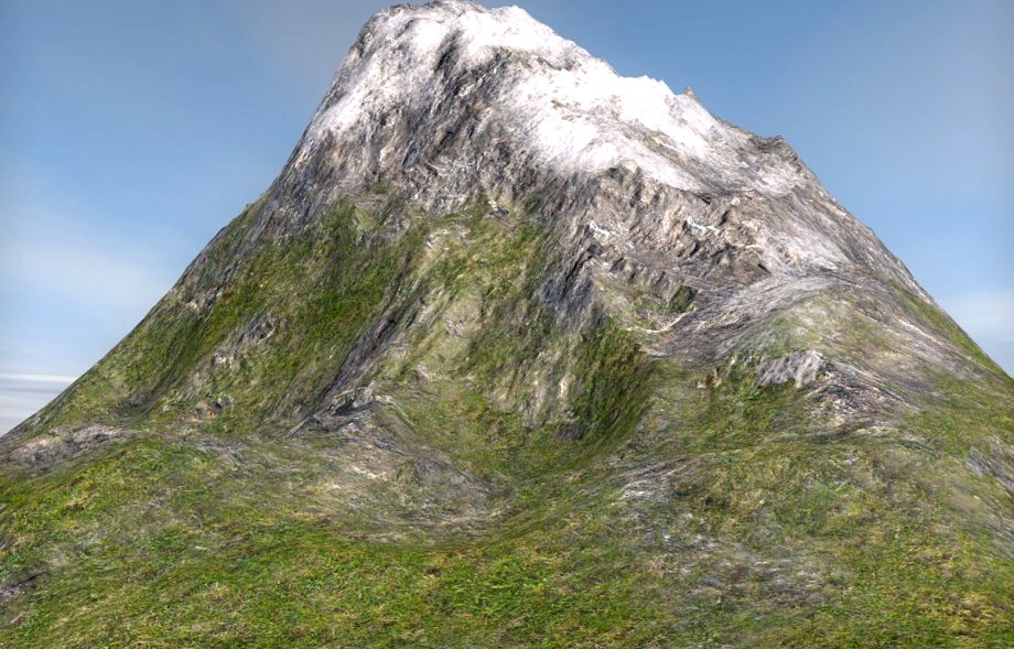 Terrain mountain3d model