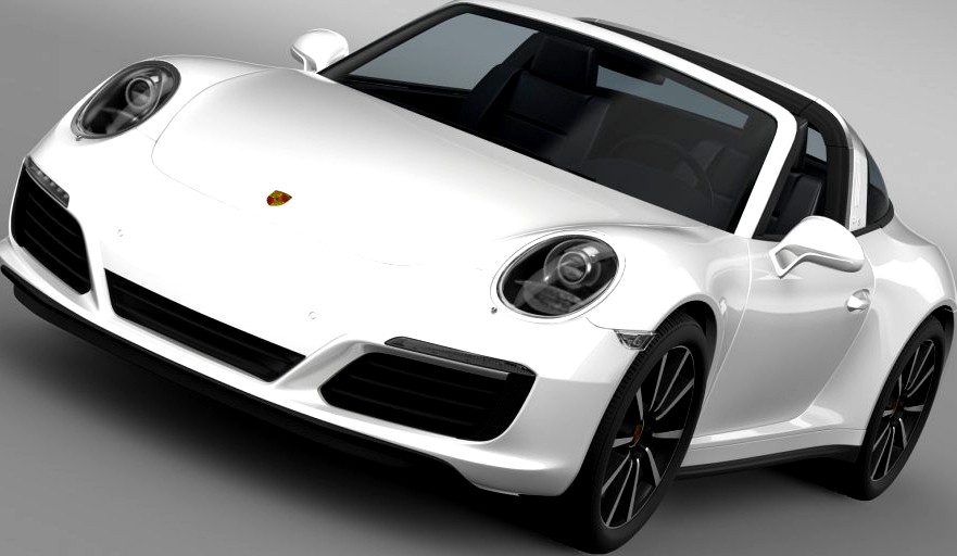 Porsche 911 Targa 4S 991 20163d model