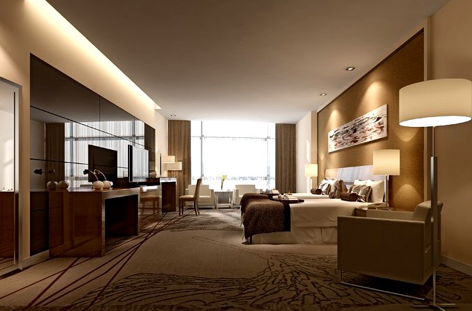Guest Room 0953d model