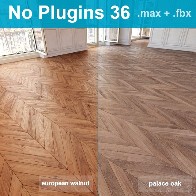 Parquet Floor 36 WITHOUT PLUGINS3d model