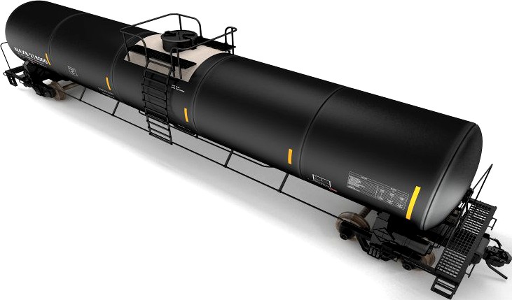 Industrial Oil Tank Car3d model