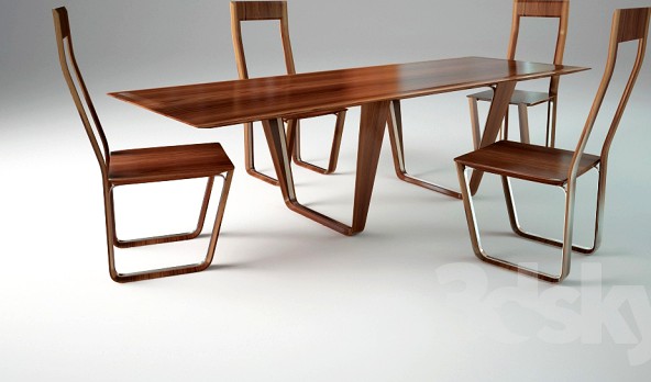 dining table with chairs