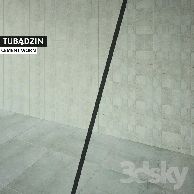 TUBADZIN CEMENT WORN