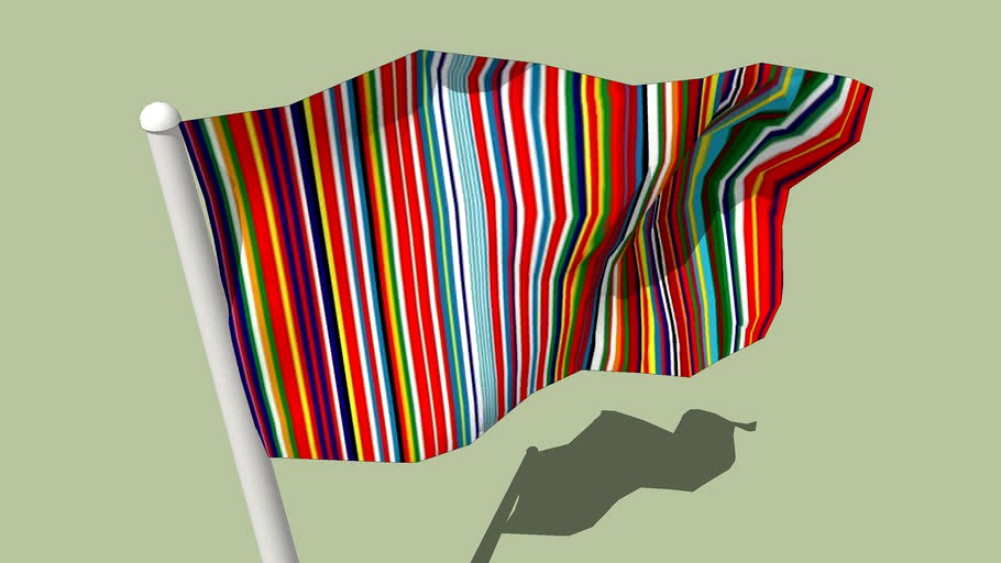 EU-25 2006 barcode logo flag - by Rem Koolhaas/AMO