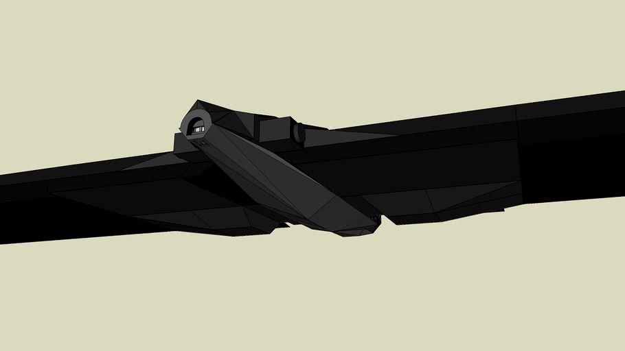 BLACK M.A.M.B.A stealth aircraft