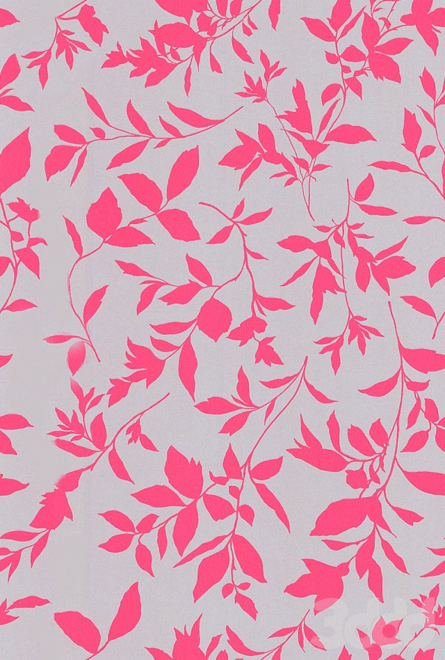 Graham &amp; Brown Midsummer Wallpaper, Hot Pink, 56507