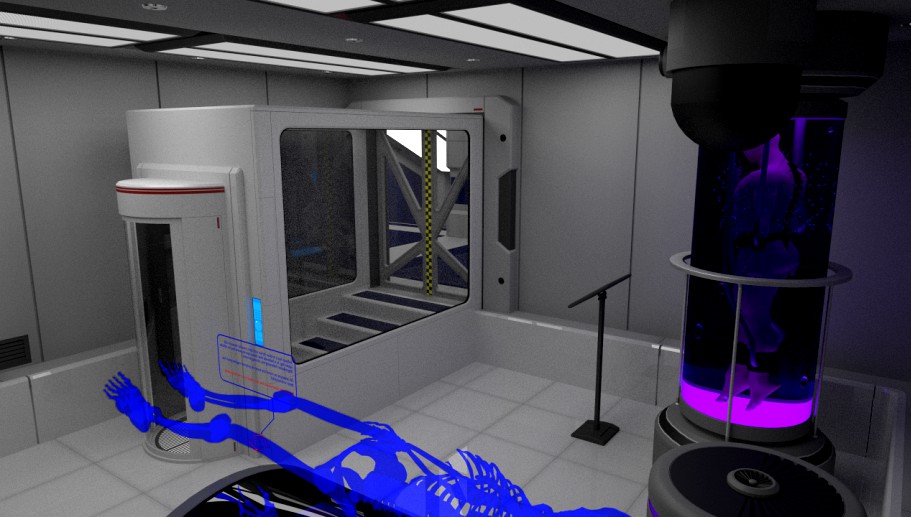 Scifi Interior Construction Kit (Basic)3d model