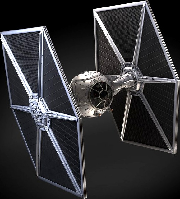 Star Wars Tie Fighter with Interior3d model