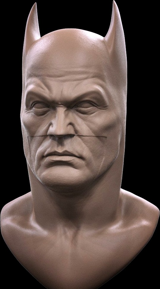Batman Bust v23d model