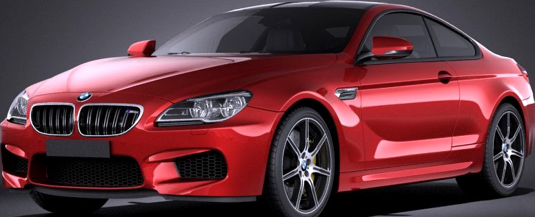 BMW M6 Coupe 2015 VRAY3d model