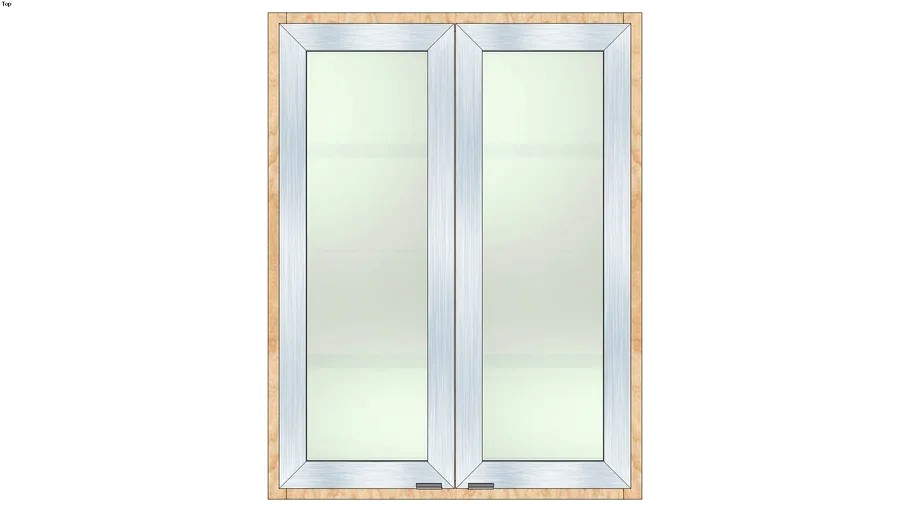 Wall Double Door 39H