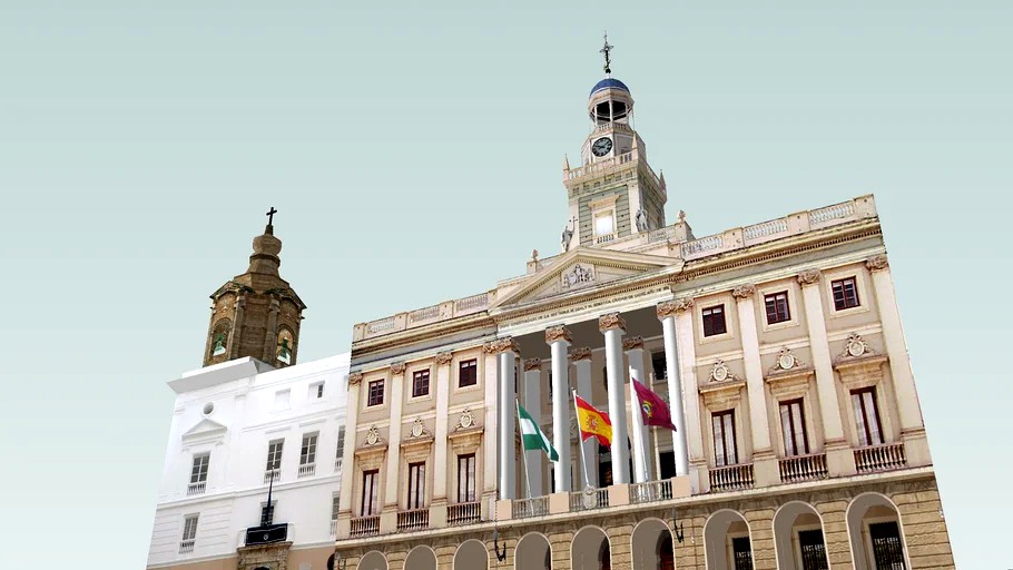 Ayuntamiento, iglesia y hospital de San Juan de Dios, Cádiz