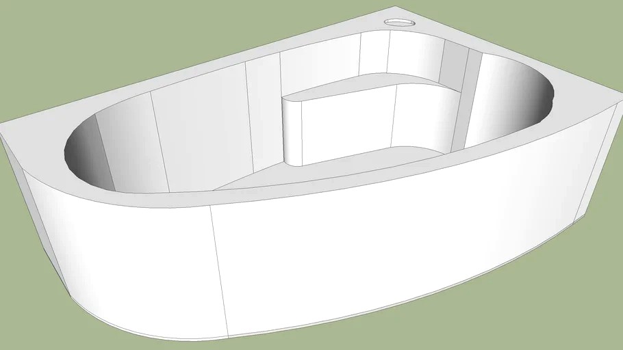 Cersanit Joanna 140x90x42 (Right)