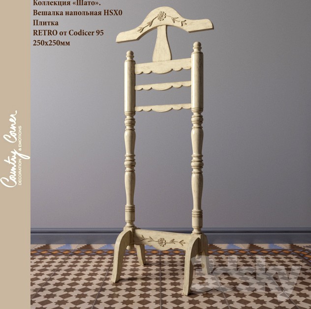 Hanger floor and tile RETRO HSX0 from Codicer 95