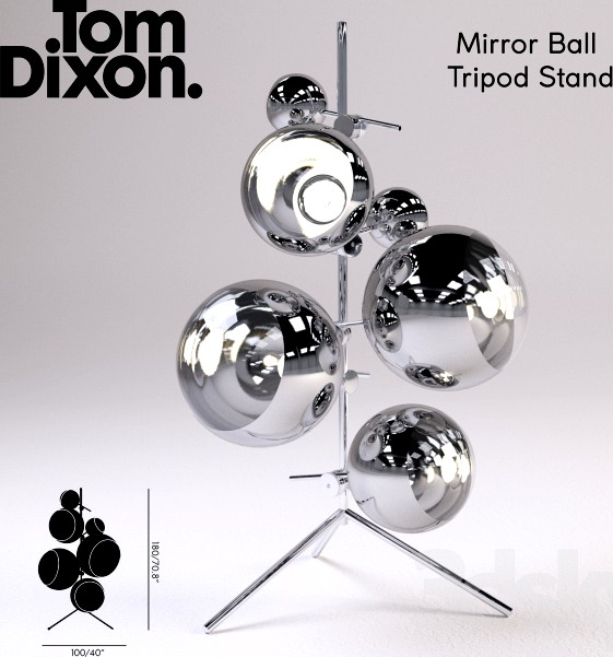 Mirror Ball Tripod Stand