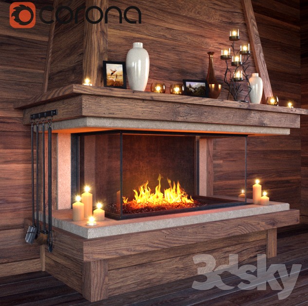 Fireplace set