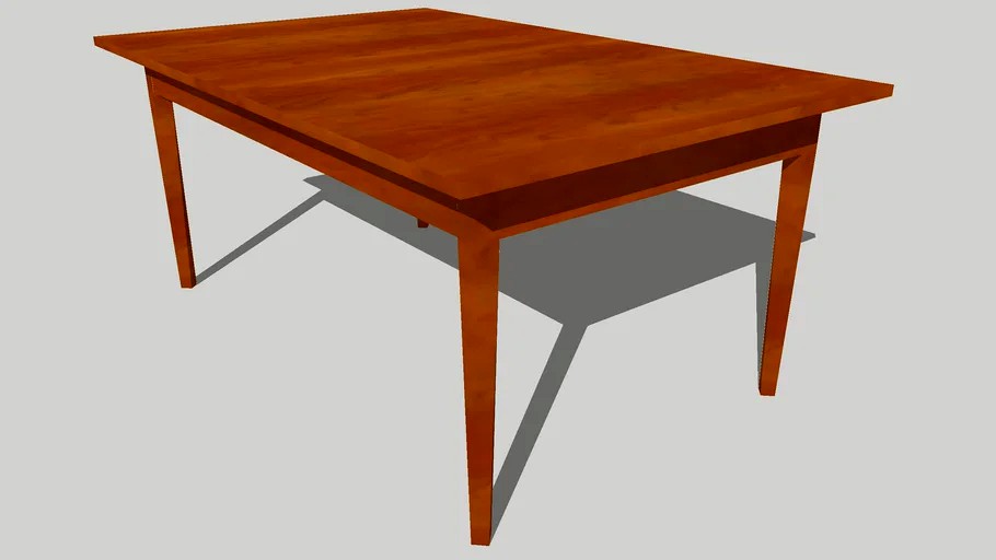Simple wooden table