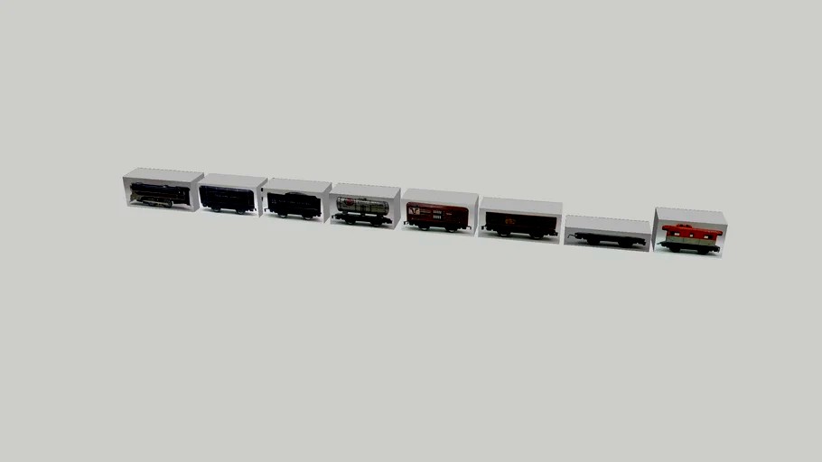 simple tin train