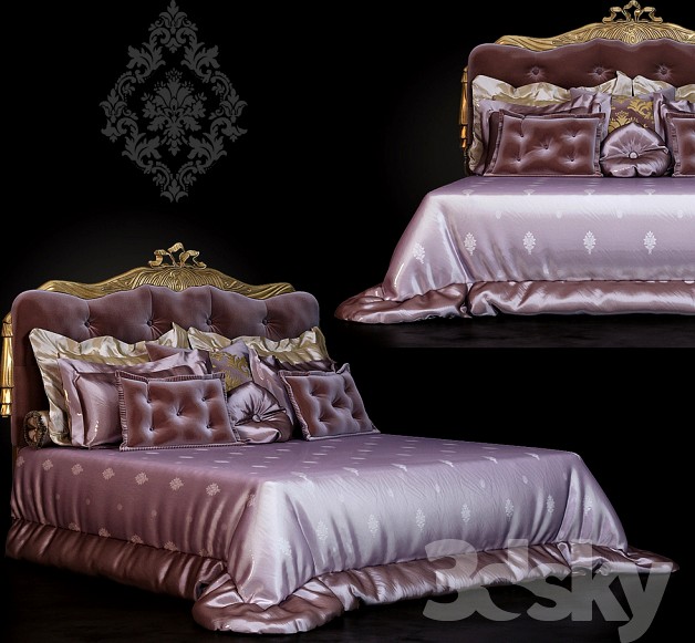 luxurious bed