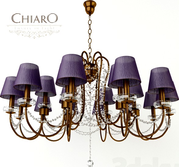 Hanging chandelier Chiaro 4 299011118 Valencia