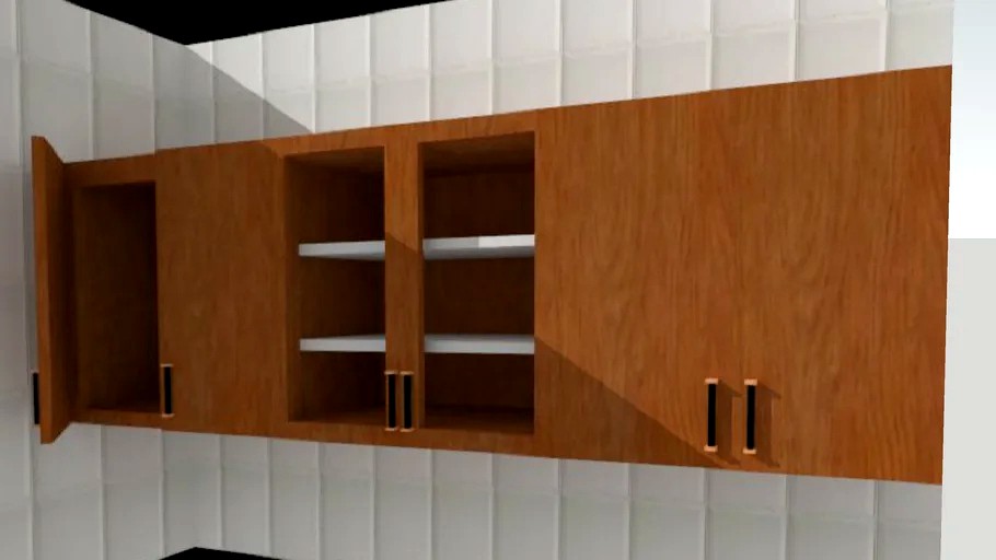 Melamine cupboards wood appearance-alacena de melamina aspecto de madera