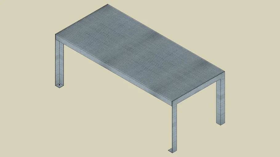 A16 30 5 80 table 190 completely galvanized