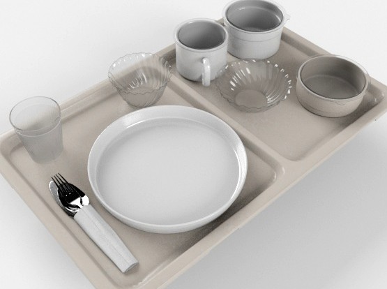 hospital tableware