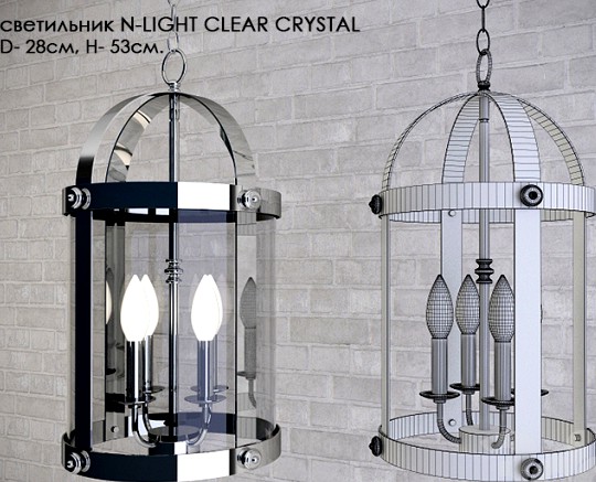 светильник N-LIGHT CLEAR CRYSTAL