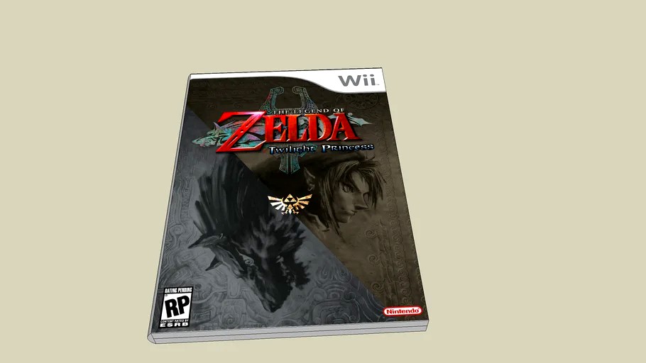 Legend Of Zelda Twilight Princess Game Case