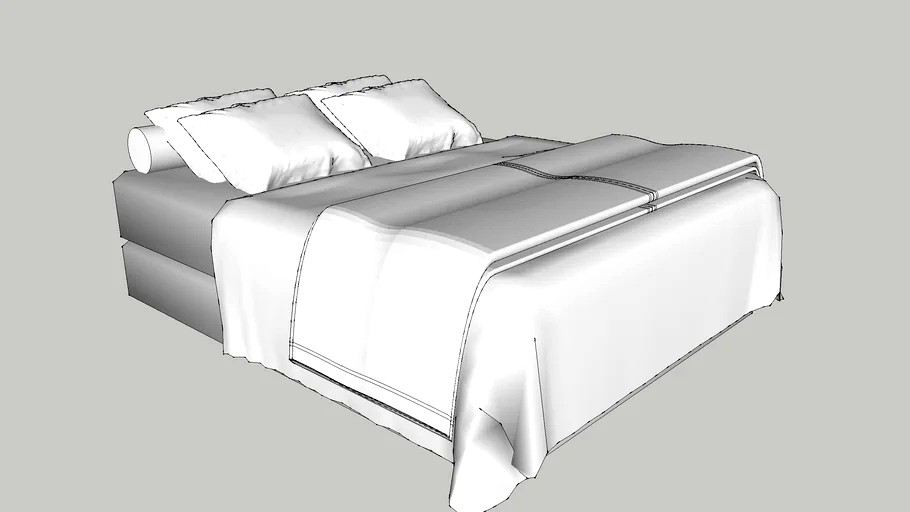 bed white
