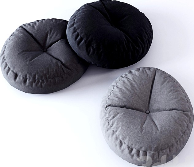 Pouf Rounded 3 types