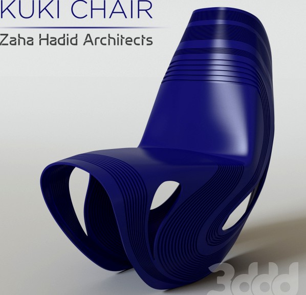 Kuki chair by Zaha Hadid for Sawaya &amp; Moroni