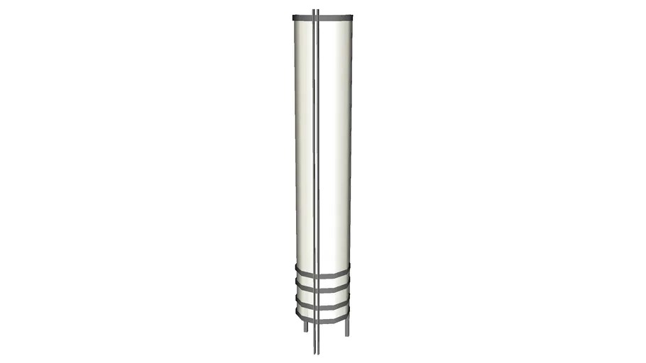 Cylindrical floor lamp