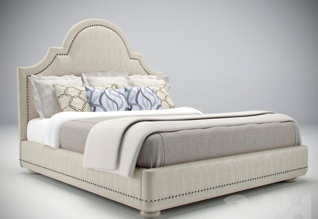 Margaux Upholstered Bed 6/6 King