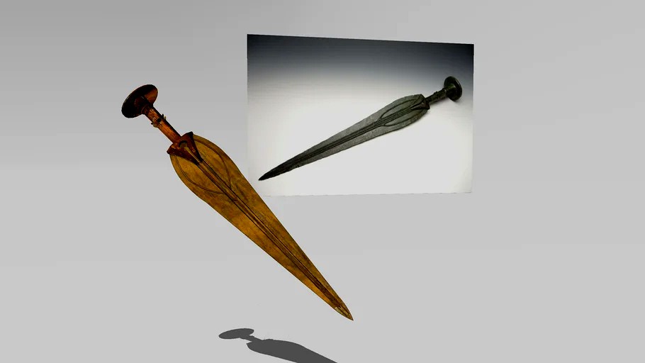 History of the Sword - Middle Bronze Age (1,500 to 1,200- BCE) Luristan Rapier Type Sword - Pt 2