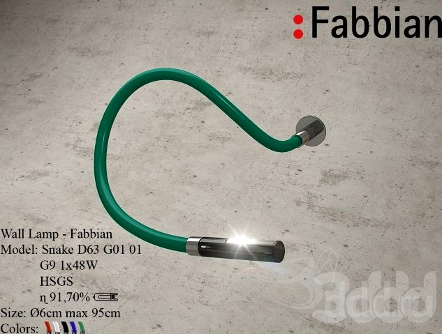 Fabbian - Snake D63 G01 01