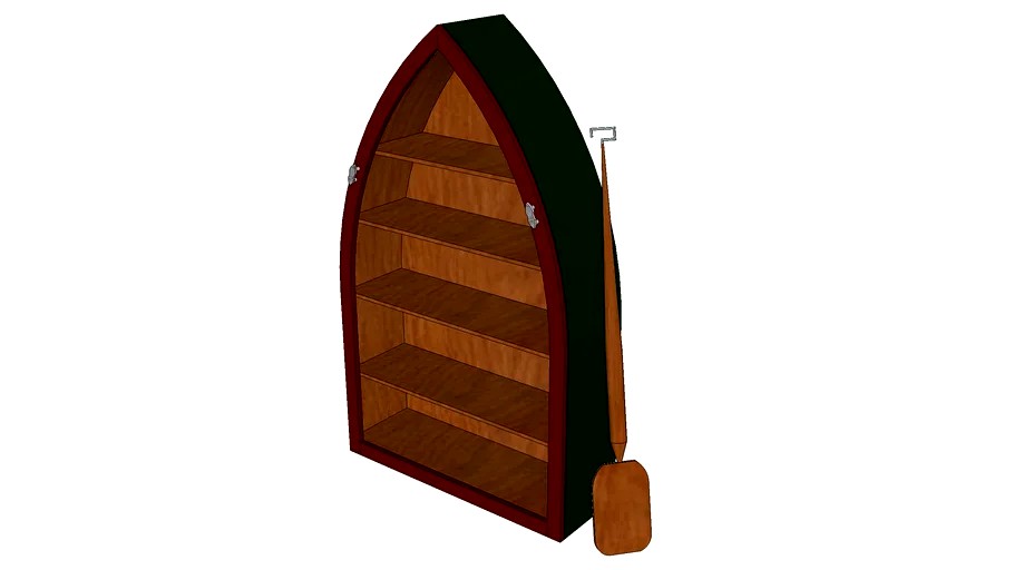 Canoe Bookcase