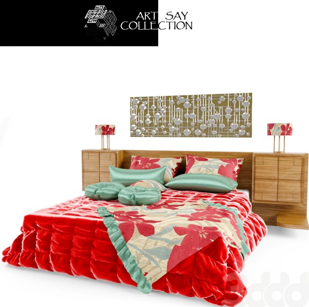 Bed set by Art-say collection