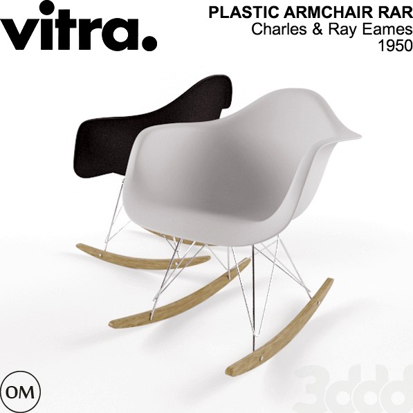 VITRA EAMES PLASTIC ARMCHAIR RAR