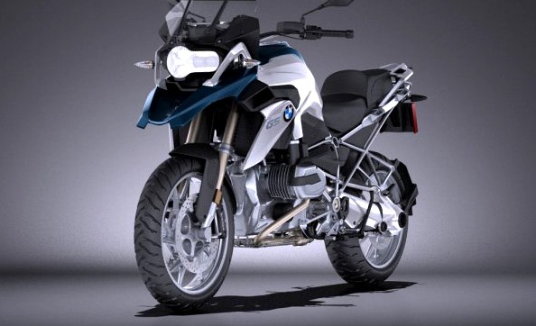 BMW R1200 GS 2015 VRAY3d model