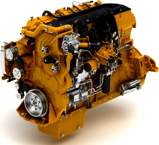 CAT CT15 engine3d model