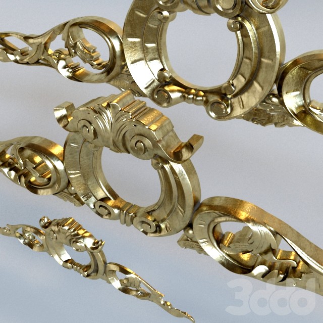 Golden ornaments