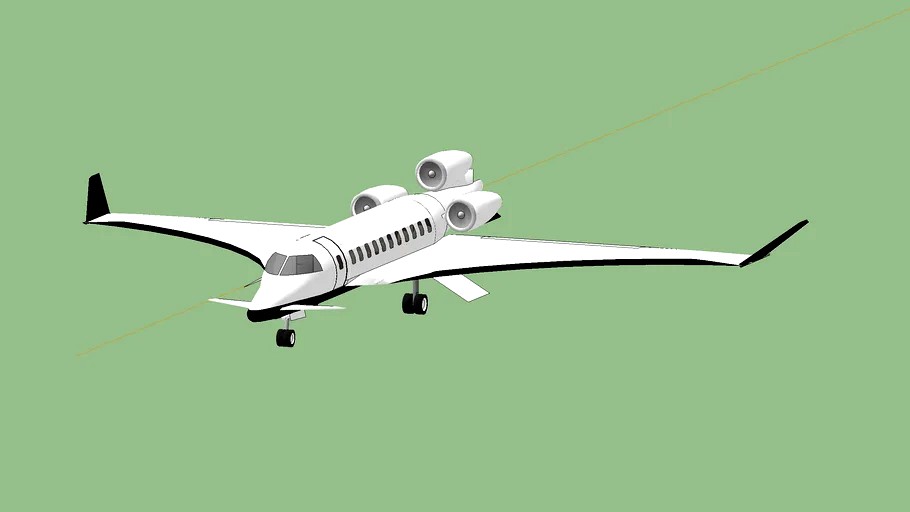 Lear Jet with Interior