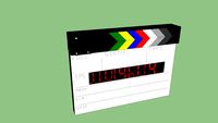 MOVIE SLATE with Timecode