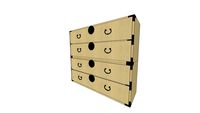 Japanese antique clothing chest