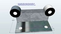 Jag IRS Dif rubber mount plate
