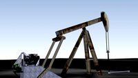 Puits pétrolier, Chuelles (Loiret), FRANCE