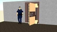 Bank vault/ strongroom door